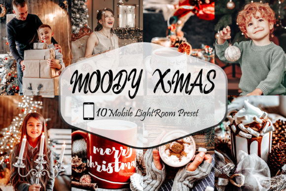 Download 10 Moody Xmas LR Mobile Presets - Mobile Collection