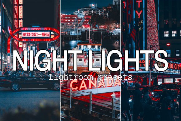 Download 9 Night Lights Lightroom Mobile Presets - Mobile Collection