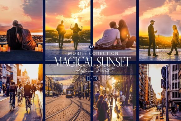 Download 12 Mobile Lightroom, Magical Sunset - Mobile Collection