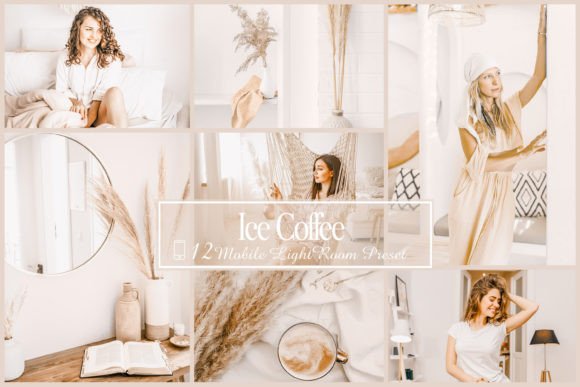 Download 12 Mobile Lightroom Presets, Ice Coffee - Mobile Collection